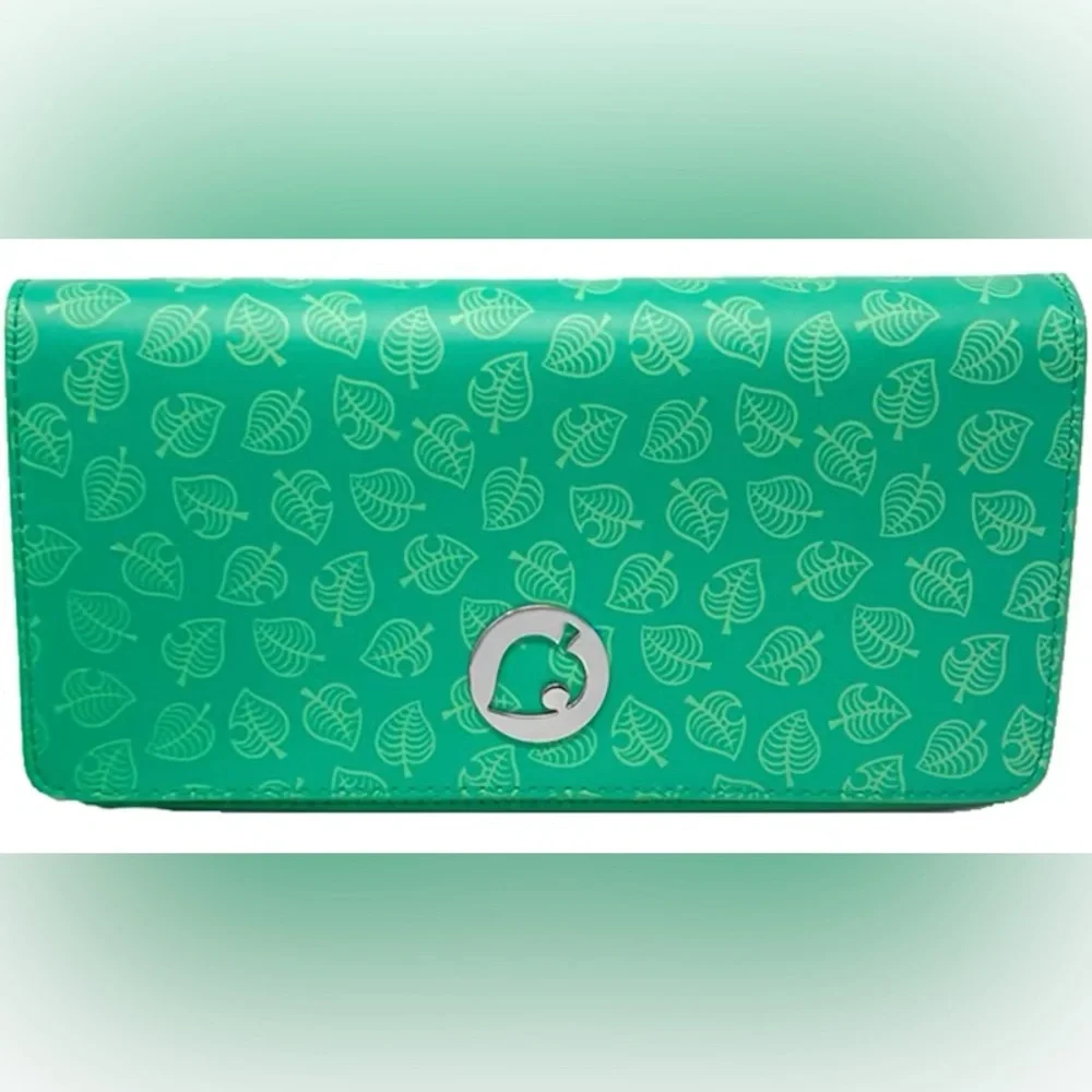 NWT Animal Crossing - Nintendo Switch Sling Bag - Teal Leaves